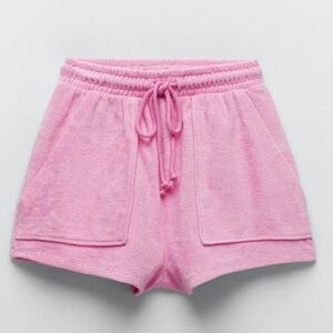 ZARA terry cloth shorts